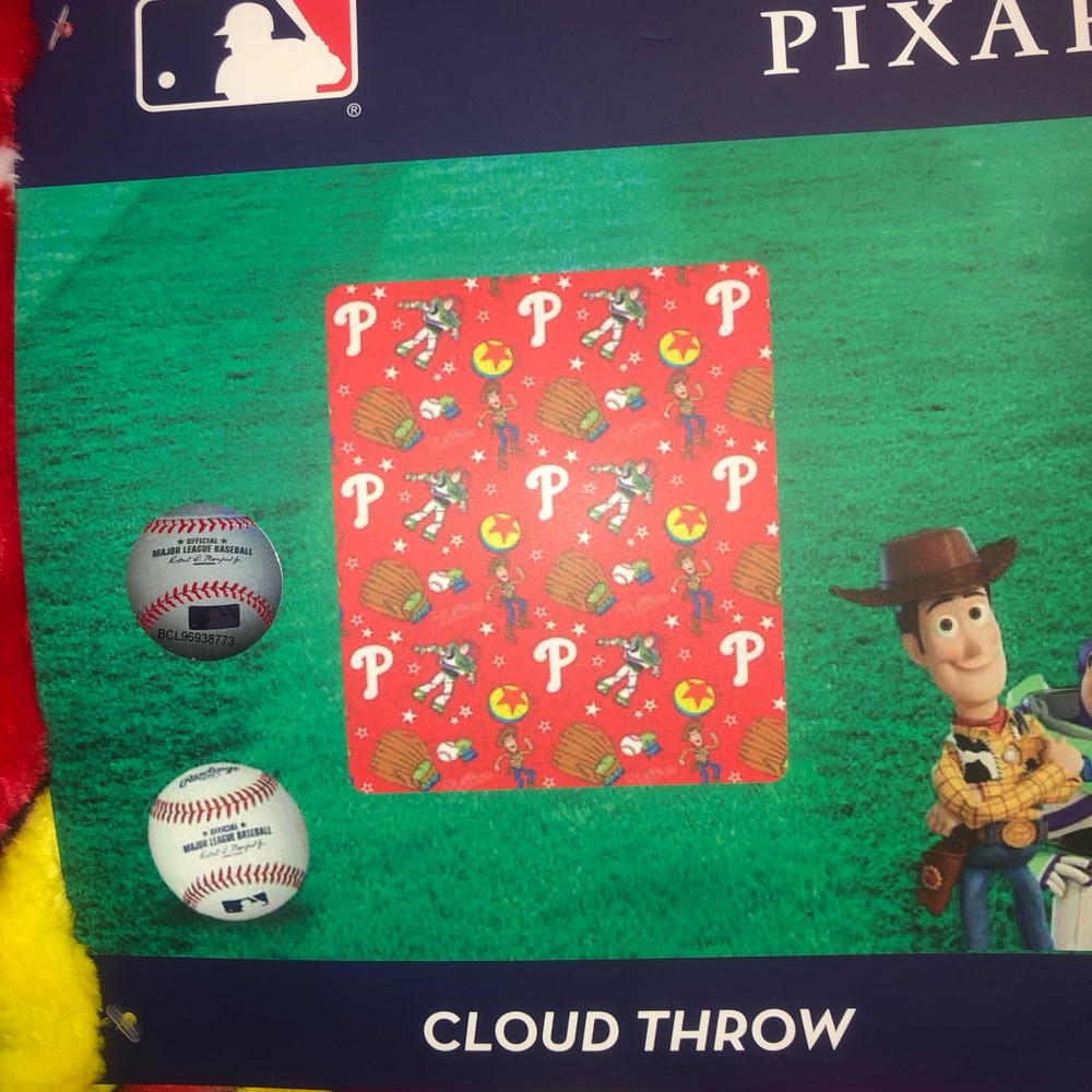 ⚾️ Disney Pixar Toy Story + Philadelphia Phillies  Throw Blanket